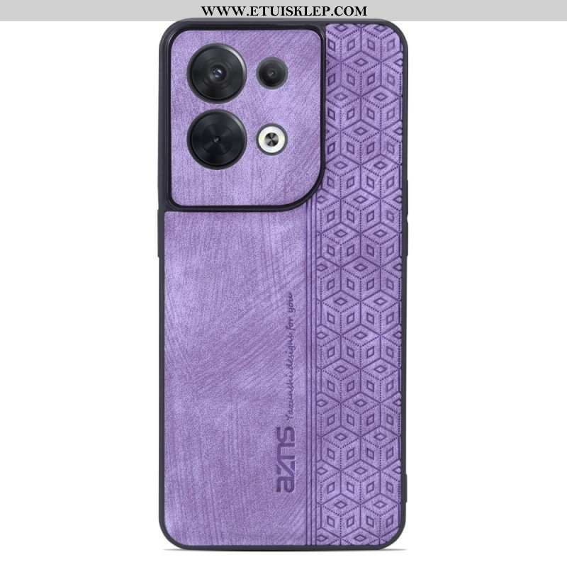 Etui do Oppo Reno 8 Efekt Skóry Azns